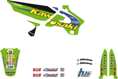 Productafbeelding van Tecnosel Dekorsatz TEAM KAWA 98