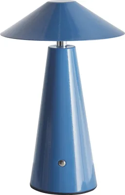 Produktbild von BELIANI Kabellose Tischlampe Blau Metall Kabellos Wiederaufladbar Akku Touch Funktion LED Dimmer Dimmfunktion USB Kabel Tischleuchte Modernes Design