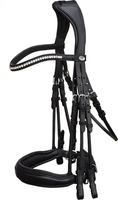 Produktbild von Schockemöhle Sports Kandare Venice Black / Silver WB