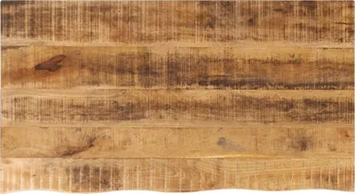 Image de Plateau de table 120x60x2,5 cm bord d'arbre bois massif manguier rugueux
