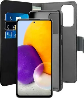 Zdjęcie produktu dla Puro Wallet Detachable Samsung A72 5GA726/A72 LTE A725 2w1 czarne/black SGA72BOOKC3BLK