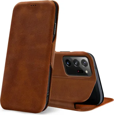 Immagine prodotto di Custodia a conchiglia per Samsung Galaxy Note 20 Ultra Case Book Cover Custodia per telefono cellulare con slot per schede Copertura protettiva premium