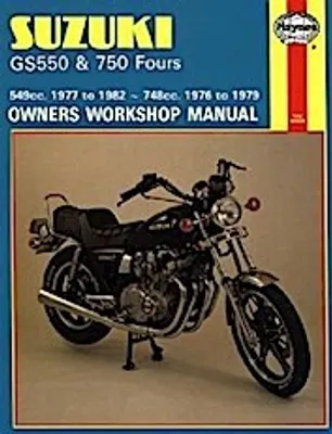 Obrázok produktu pre Suzuki GS550 (77 - 82) & GS750 Fours (76 - 79) Haynes Repair Manual