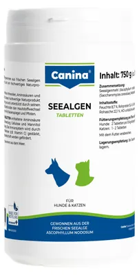 Zdjęcie produktu dla Canina: Tabletki z alg morskich, 750g