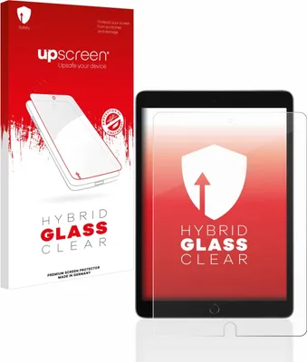 Produktbild von upscreen Schutzglas für Apple iPad 10.2" WiFi 2021 / WiFi Cellular 2021 Schutzfolie Panzer Folie Glas Display Schutz klar