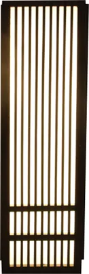 Produktbild von Fine Asianliving Japanische Wandleuchte Shoji Schwarz Kazuno B8xT15xH50cm
