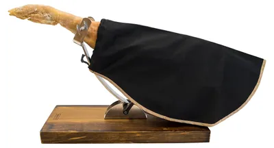 Schinkenabdeckung aus Polyester, schwarz, 1 Stück