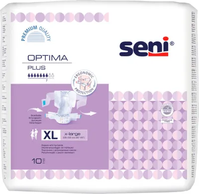 Produktbild von Seni Optima Plus Inkontinenzvorlage m.Hüftbund XL 10 St