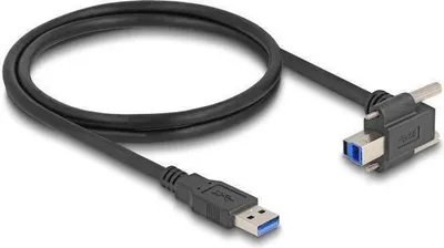 Image de DeLOCK 80480 Câble USB 1 m USB 3.2 Gen 1 (3.1 Gen 1) USB A USB B Noir (80480)
