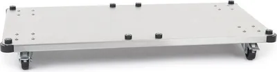 Doppelrollwagen für Carro aus mattem Edelstahl VB 666706