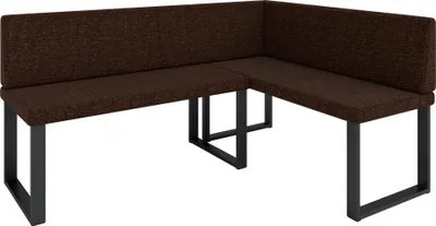 Obrázek produktu pro Rohová lavice AKIKO METAL Rohová lavice 196x142 vpravo - rohová lavicová skupina pro vaši jídelnu, moderní kuchyň, obývací pokoj, jídelní kout. Ideální do kuchyně, kanceláře a recepce. Pevné a silné zpracování. Snadná údržba