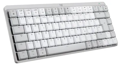 Produktbild von Logitech MX Mechanical Mini for Mac, Kabellos, RF Wireless + Bluetooth, Mechanischer Switch, QWERTZ, LED, Grau
