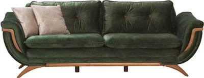 Immagine prodotto di Verde divano imbottito di design 3 posti soggiorno tre posti divano tessile divano