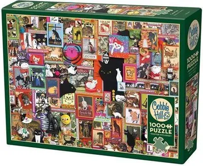 Produktbild von Cobble Hill Katzen Collage 1000 Teile