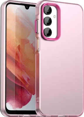 Produktbild von Hülle für Samsung Galaxy A16 - Phonesta HardFrost Semi-Transparent Back Cover - Mattrosa
