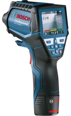 Obrázok produktu pre Bosch GIS 1000 C Professional, Optický teplomer prostredia, Vnútorná / vonkajšia, °C, -40 - 1000 °C, Digitálny, Čierna, Modrá