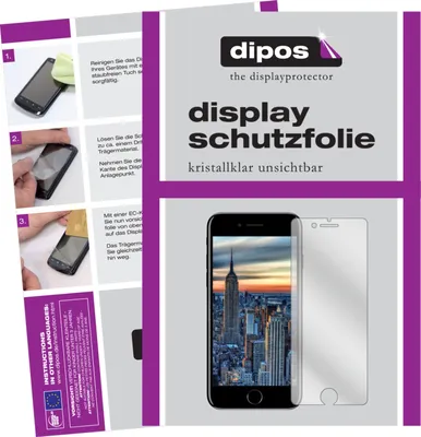 Produktbild von 2x folia ochronna do Apple iPhone SE (2020) przezroczysta folia ochronna wyświetlacza dipos