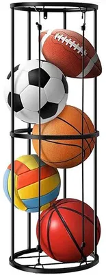 Produktbild von Azomor® Geräumiger und vielseitiger wandmontierter Balllager für Sportausrüstung