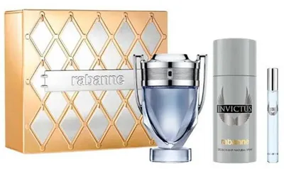 Obrázek produktu pro Sada Paco Rabanne Invictus: toaletní voda 100 ml, antiperspirant 150 ml, toaletní voda 10 ml