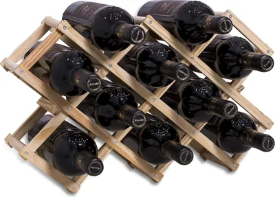 Produktbild von Weinregal aus Holz für 10 Flaschen