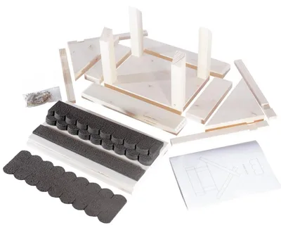 Produktbild von Vogelhaus Bausatz (klein) grau