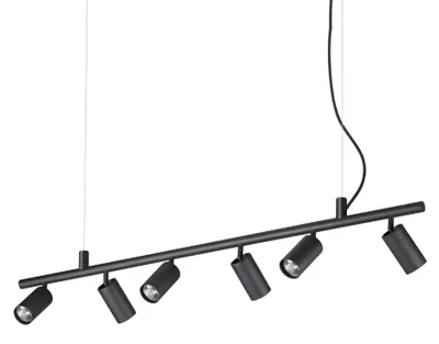 Obrázek produktu pro IdealLux 231396 DYNAMITE SP6 závesné svietidlo GU10 6x28W IP20 ?ierna