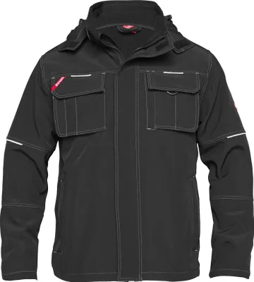 Produktbild von F. Engel Combat Softshell-Jacke, Schwarz, Gr. XL