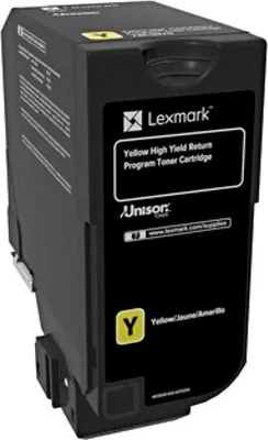 Produktbild von Lexmark - Hohe Ergiebigkeit - Gelb - original - Tonerpatrone LCCP, LRP - für Lexmark CX725de, CX725dhe, CX725dthe