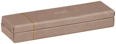 Produktbild von Rhodia Rhodiarama Stiftebox aus Kunstleder, 21x5,5x3cm - Taupe 318874C