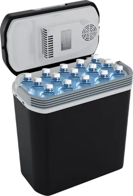 Produktbild von Auronic Kühlbox Elektrisch 12V und 230 Volt - Camping Kühlschrank - Auto - Kühlen und Wärmen - 20L - Frigobox - Schwarz