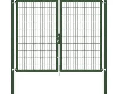 Image de Alberts 663223 Double porte Flexo Plus avec accessoires, vert, largeur 250 cm, hauteur 200 cm