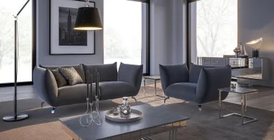 Produktbild von Sofagarnitur 3+1 Sitzer Set Design Sofa Polster Couchen Couch Modern Luxus Neu