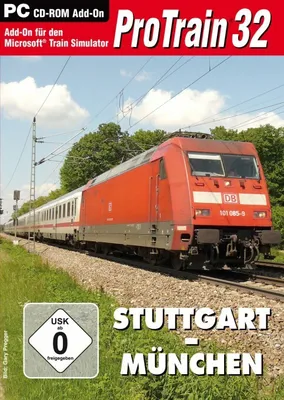 Produktbild von Train Simulator - Pro Train 32 Stuttgart-München