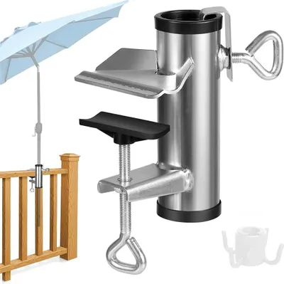 Image de Parasolklem balcon - Parasolhalter - Parasolklem balcon - Balkonklem - Must-Have pour votre parasol