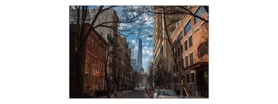Produktbild von Muralo Fototapete Stadt NY 405 (B) x 270 (H) cm Vlies Tapete Wandtapete New York Architektur Straße Himmel Wohnzimmer Schlafzimmer moderne Wandbild Architektur Wand Dekoration