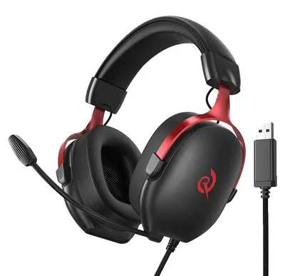 Image de Casque gaming, son surround 7.1, égaliseur personnalisable, NOIR