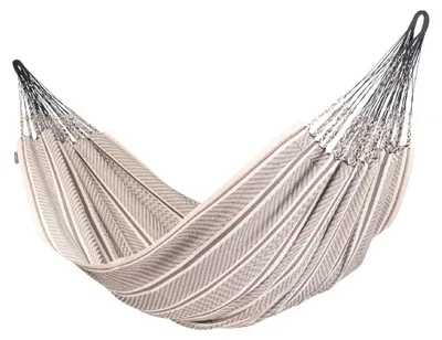Produktbild von La Siesta Kingsize-Hängematte FLORA zebra beige Doppelhängematte XXL aus Baumwolle