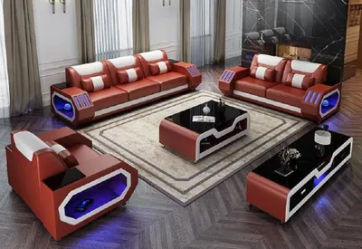 Produktbild von Wohnzimmer Set  3+2+1 Sitzer Couchtisch Sideboard JVmoebel