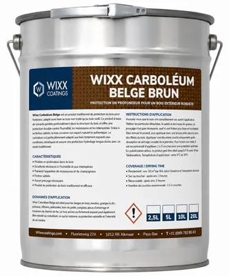 Productafbeelding van Carboleum voor hout - Bruin - 20L
