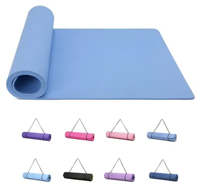 Immagine prodotto di Tappetino da yoga antiscivolo, spesso 6 mm, dimensioni 183x61 cm, ideale per Pilates e fitness