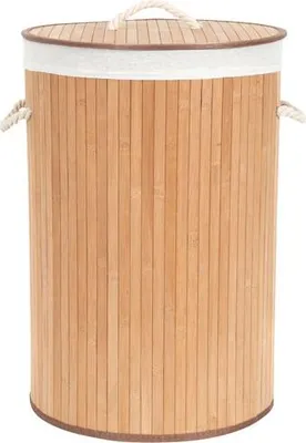 Productafbeelding van Runder bamboe wasmand - Compactor