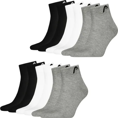 Produktbild von 6 Paar HEAD Uni Quarter All Sports Training Socks