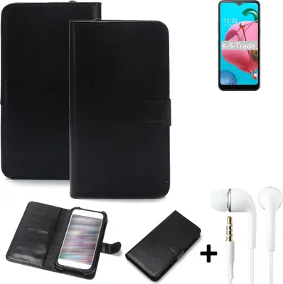 Produktbild von K-S-Trade Wallet Case Handyhülle kompatibel mit LG Electronics Reflect Schutzhülle Flip cover Flipstyle Tasche Hülle Flipcover Slim Bumper schwarz