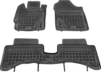 Produktbild von REZAW PLAST Fußmatten Set Gummi für TOYOTA Yaris Schrägheck (P13) Vorne+Hinten