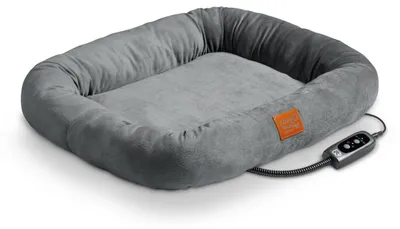 Image de Chauffe-lit BEURER pour animaux de compagnie 58 x 50 cm, 2 pièces, minuterie, protection IPX7, gris