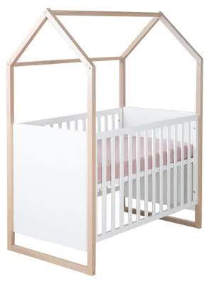Obrázek produktu pro roba Cabane, Dětská postýlka, 30 kg, Chlapec/děvče, Dřevo, Přírodní, Bílá