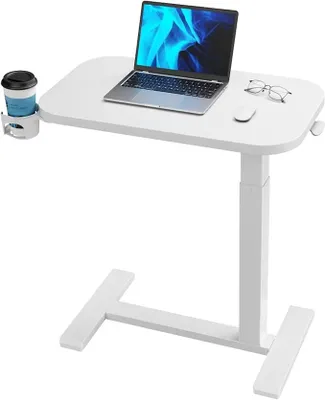 Imagen del producto de Mesa auxiliar con ruedas y altura ajustable, de 70x40 cm