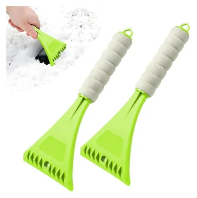 Produktbild von 2er Set Autoscheiben Schneeschaufel Eiskratzer Grün