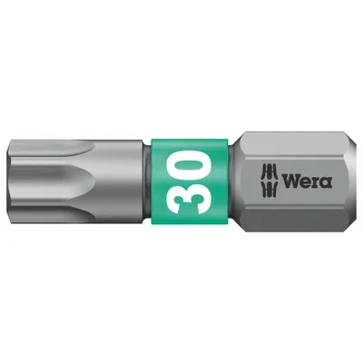 Obrázek produktu pro Bít 1/4" DIN 3126 C6,3 T30 x 25 mm BiTorsion Wera | 4013288034557