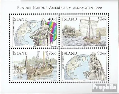 Produktbild von Briefmarken Island 2000 Mi Block26 (kompl.Ausg.) postfrisch Entdeckung Amerikas